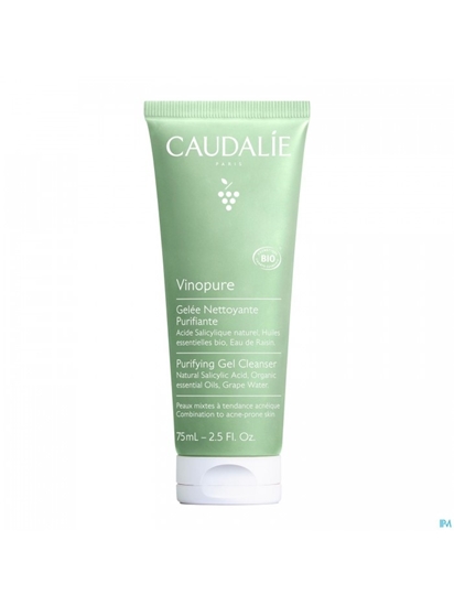 CAUDALIE VINOPURE ZUIVERENDE REINIGINGSGEL 75ML